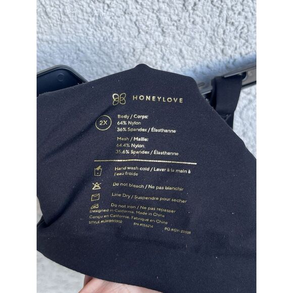 Honey Love Bra - 2X - Black - Picture 6 of 6